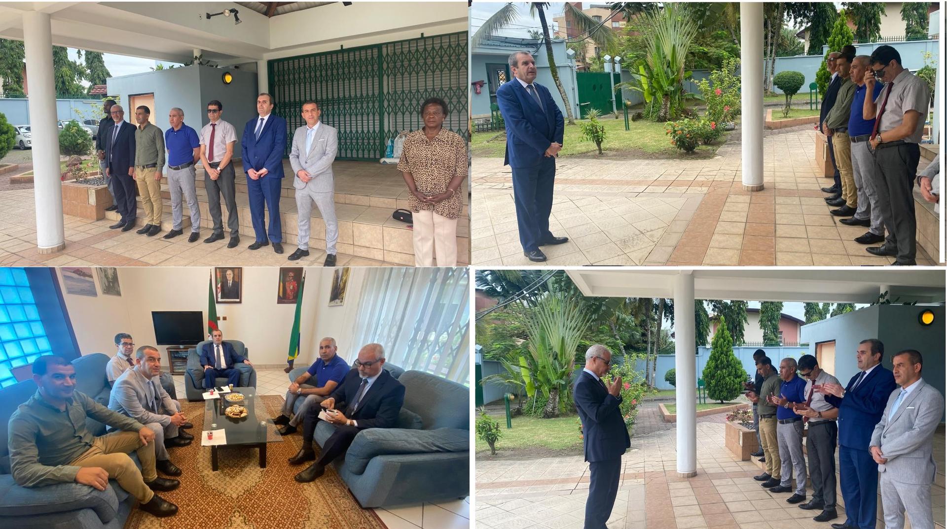 La commémoration de la journée du 08 mai 1945 à L’Ambassade d’Algérie à Libreville