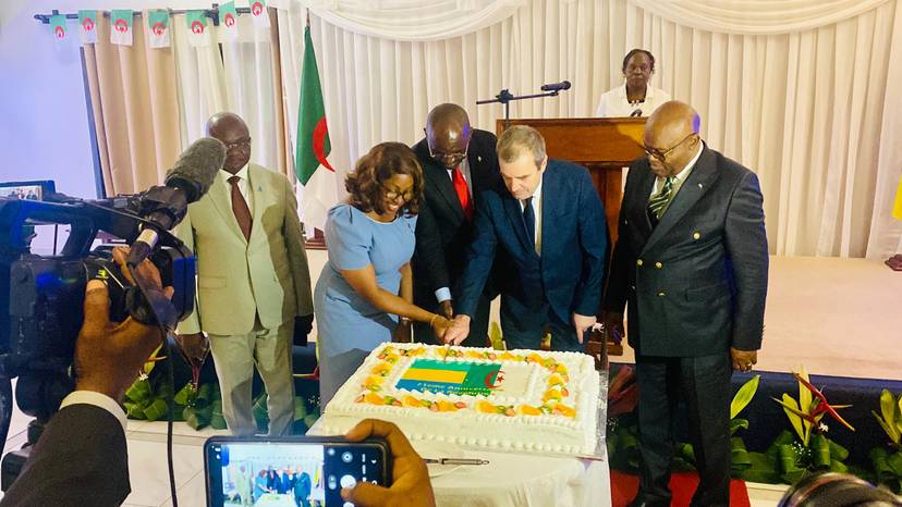 The Embassy of Algeria in Libreville commemorates the 71st anniversary of the glorious Liberation Revolution, under the slogan "A Message to the Generations."